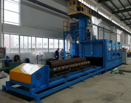 新乡喷砂机在管道除锈中的现场施工应用